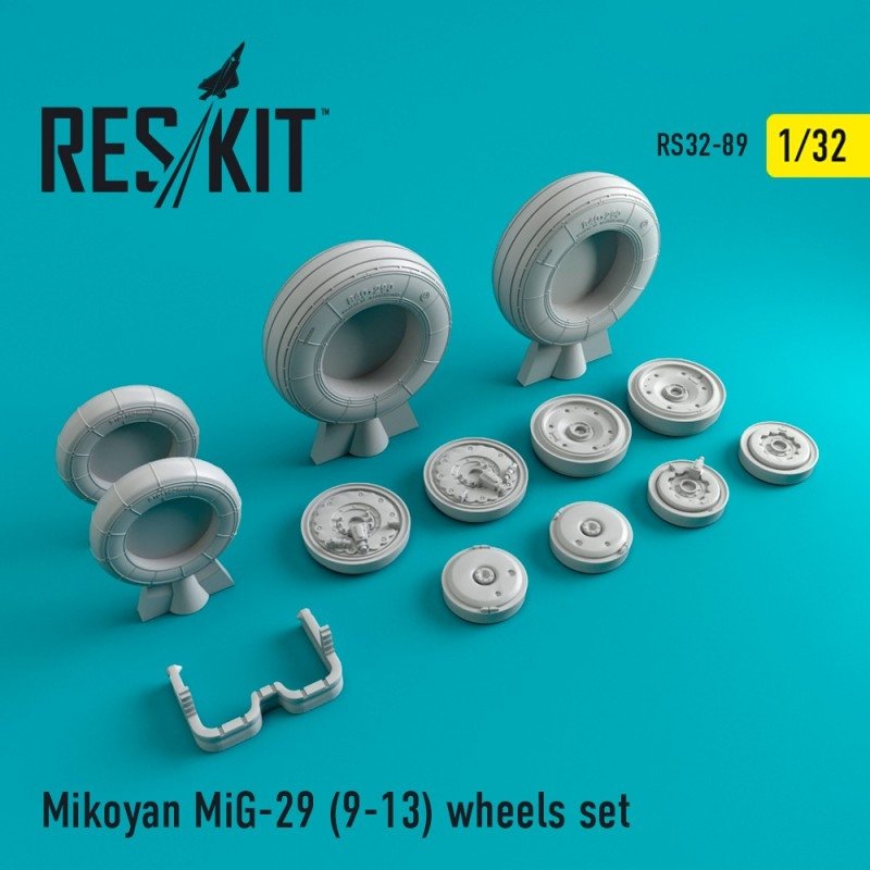 RESKIT RS32-0089 MiG-29 (9-13) wheels set 1/32