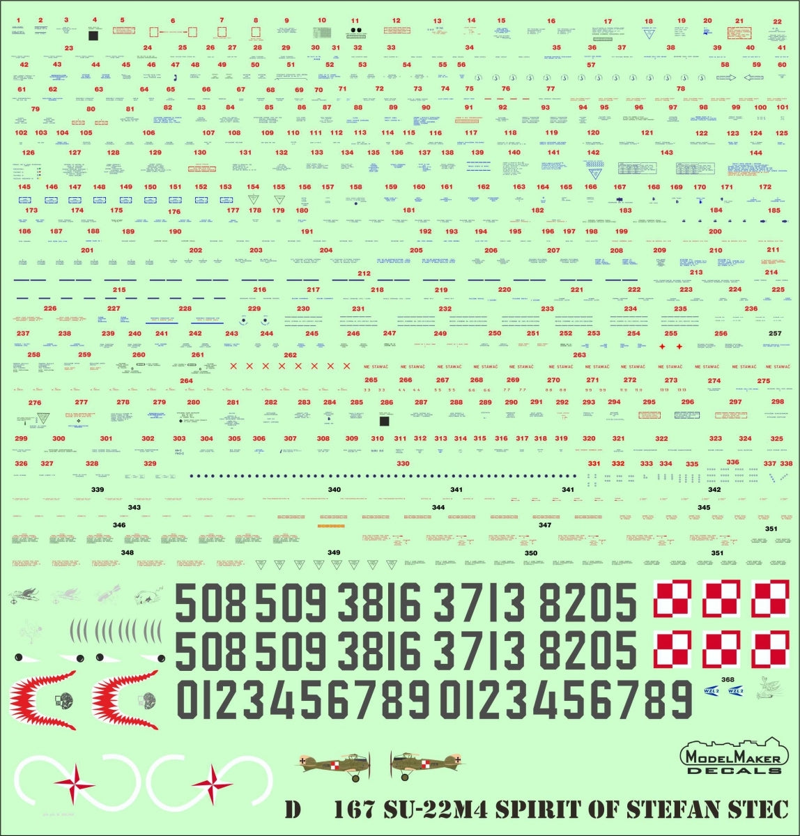 ModelMaker Decals D48167 Su-22M4 Spirit of Stefan Stec 1/48 – Bild 2