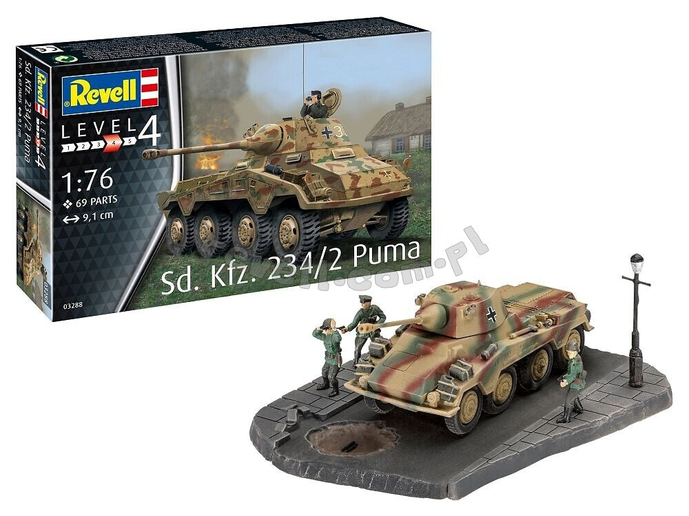 Revell 63288 Sd.Kfz. 234/2 Puma - model set 1/76 – imagen 2