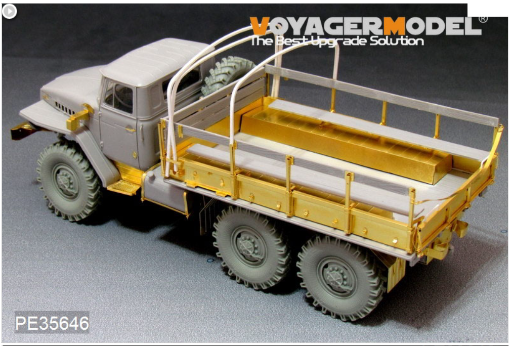 Voyager Model PE35646 Modern Russian URAL-4320 (For TRUMPETER 01012) 1/35 – immagine 3