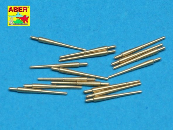 Aber 350L-28 Set of 16 pcs 102 mm Q.F. Mk.XVI barrels for Royal Navy ships 1/350