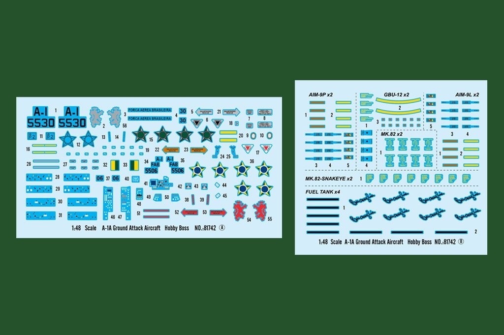 Hobby Boss 81742 A-1A Ground Attack Aircraft 1/48 – immagine 3