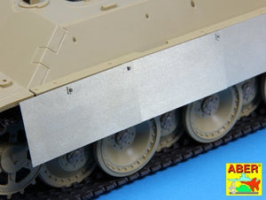 Aber 25011 Side skirts for Panther G/Jagdpanther 1/25 – immagine 4