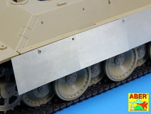 Aber 25011 Side skirts for Panther G/Jagdpanther 1/25 – immagine 4