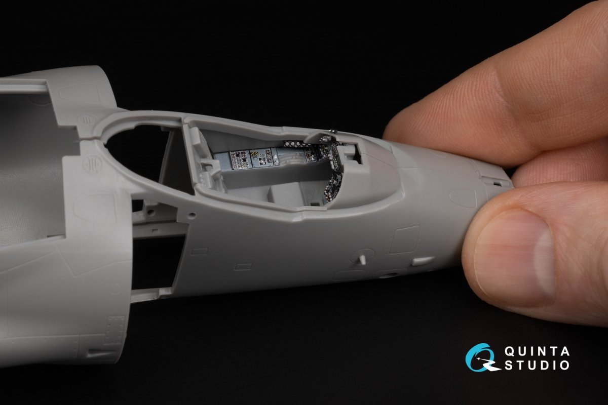 Quinta Studio QDS-48344 Sea Harrier FA.2 3D-Printed &amp;amp; coloured Interior on decal paper (Kinetic) (Small version) 1/48 – immagine 7