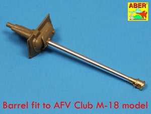 Aber 35L-137 U.S 76 mm M1A2 barrel with muzzle brake for Sherman M4 &amp;amp; M-18 Hellcat 1/35 – zdjęcie 8