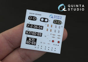 Quinta Studio QD35006 GAZ-M1 3D-Printed &amp;amp; coloured Interior on decal paper (for Zvezda kits) 1/35 – Bild 2