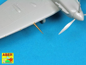Aber A72 008 B wing (1 variant) armament for British fighter Spitfire Mk.I to V; Hispano 20mm x 2 (1 variant), Browning .30 tips x 4 1/72 – Bild 3