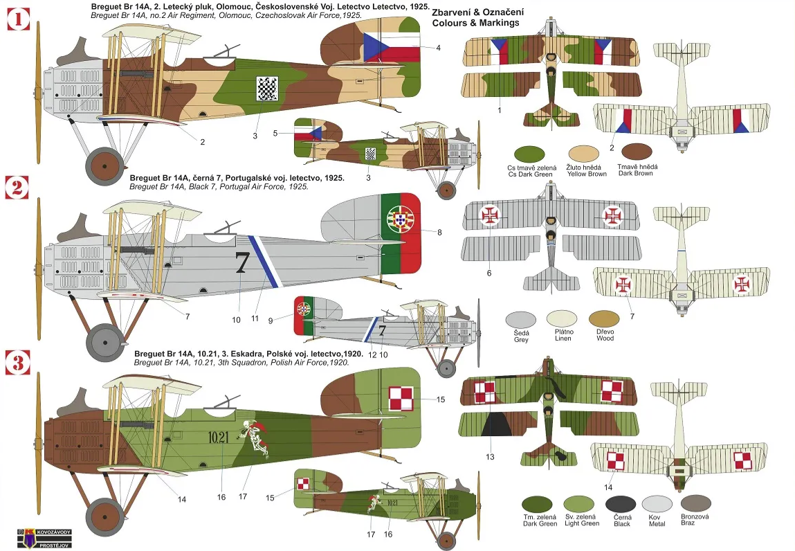 Kovozavody Prostejov KPM0320 Breguet Bre-14A „International“ 1/72 – immagine 2