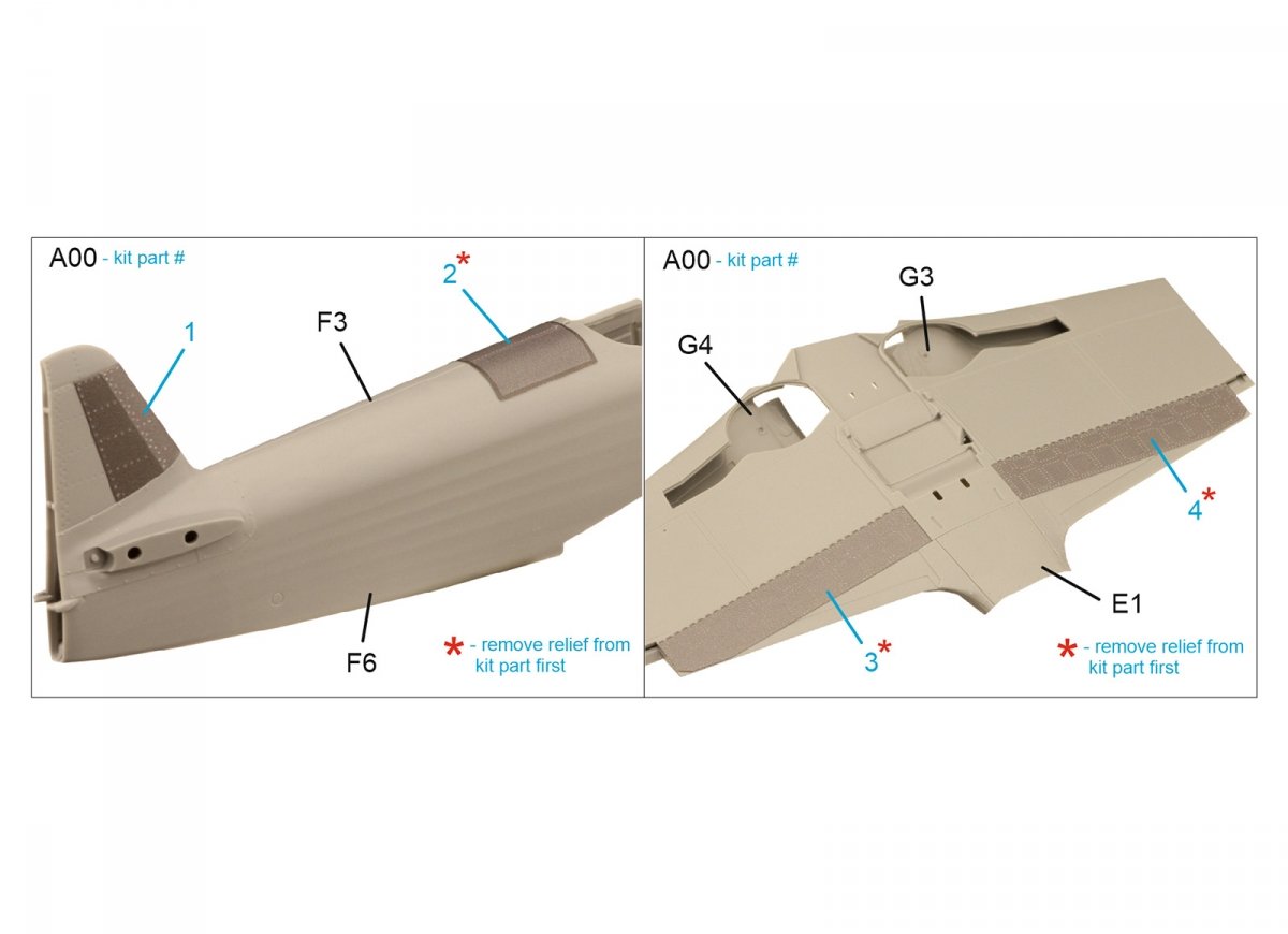 Quinta Studio QP48013 Yak-9D Exterior set (Zvezda) 1/48 – imagen 2