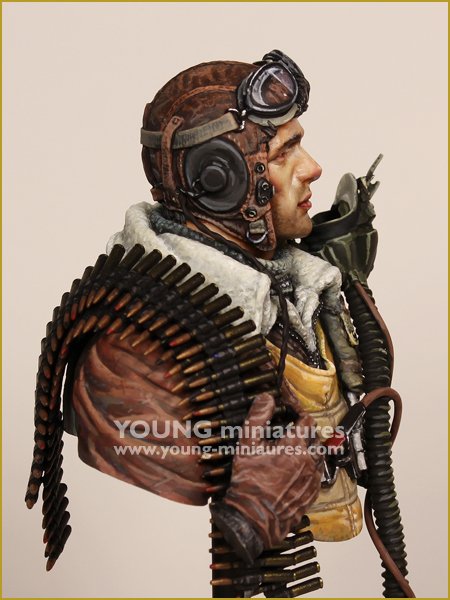 Young Miniatures YM1894 B-24 GUNNER USAAF WWII 1/10 – imagen 5
