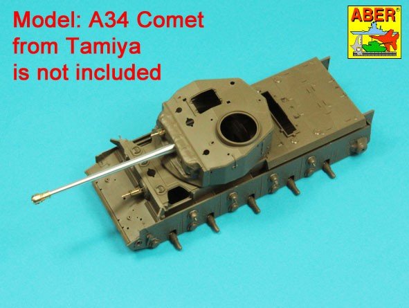Aber 35L-332 Lufa 76,2 mm (3 cale) 17 funtowa Mk. II z hamulcem wylotowym do czołgu A34 COMET 1/35 – imagen 10