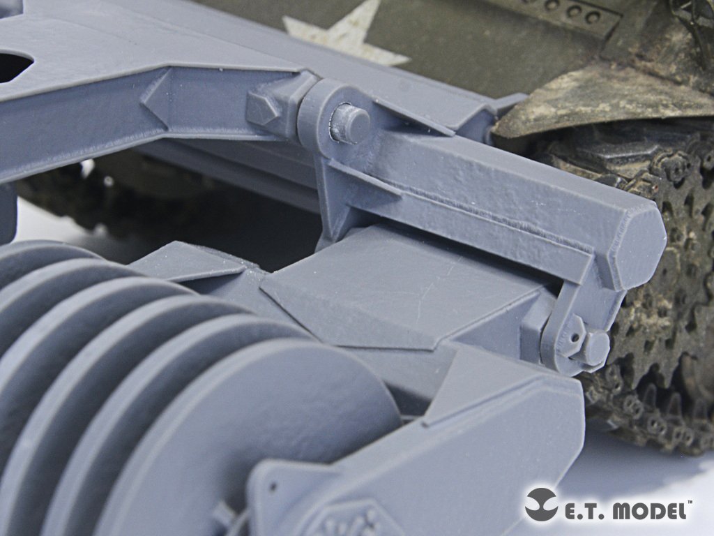 E.T. Model P35-041 WWII US ARMY T1E1 &amp;quot;Earthworm&amp;quot; Mine Exploder (for Late M32B1 Hull) ( 3D Printed ) 1/35 – immagine 7