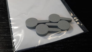 Omask 74804 Spitfire Mk I / Mk II wheel bay plugs (for Eduard) 1/48 – immagine 2