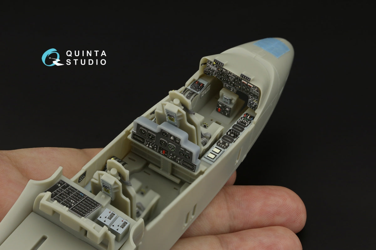 Quinta Studio QD32078 OV-10A (USN version) 3D-Printed &amp;amp; coloured Interior on decal paper (KittyHawk) 1/32 – immagine 11