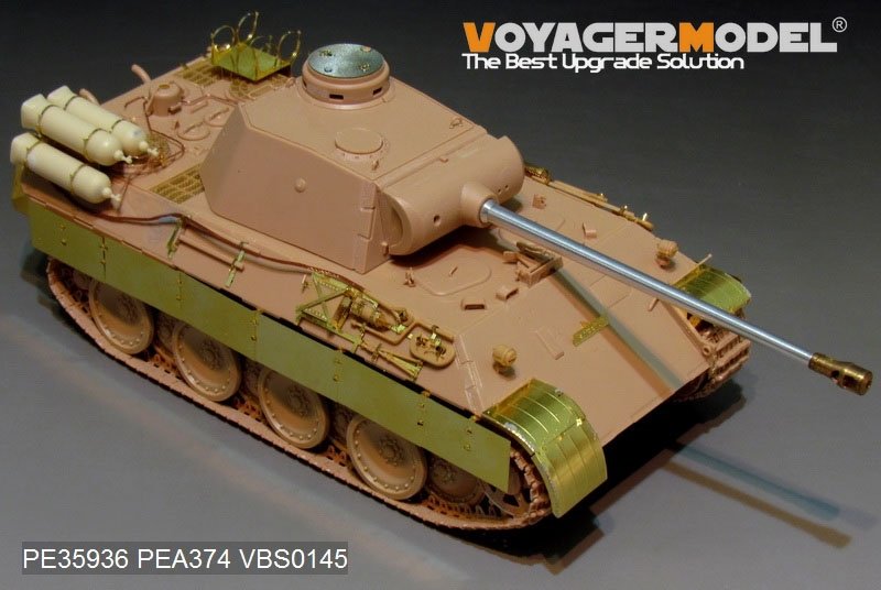 Voyager Model PE35936 WWII German Panther D w/&amp;quot;Stadtgas&amp;quot; Fuel Tanks Basic For MENG TS-038 1/35 – immagine 7