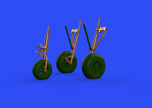 Eduard 648784 P-38J undercarriage legs BRONZE TAMIYA 1/48 – immagine 2