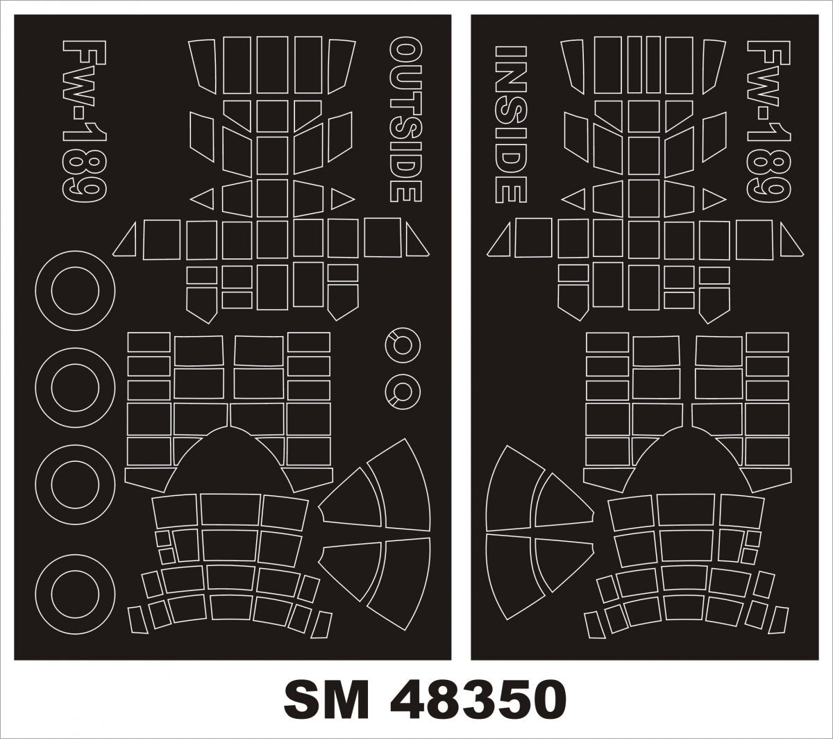Montex SM48350 Fw-189 A-1 Nacht Jager GREAT WALL HOBBY