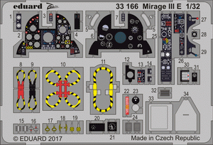 Eduard 33166 Mirage III E ITALERI 1/32