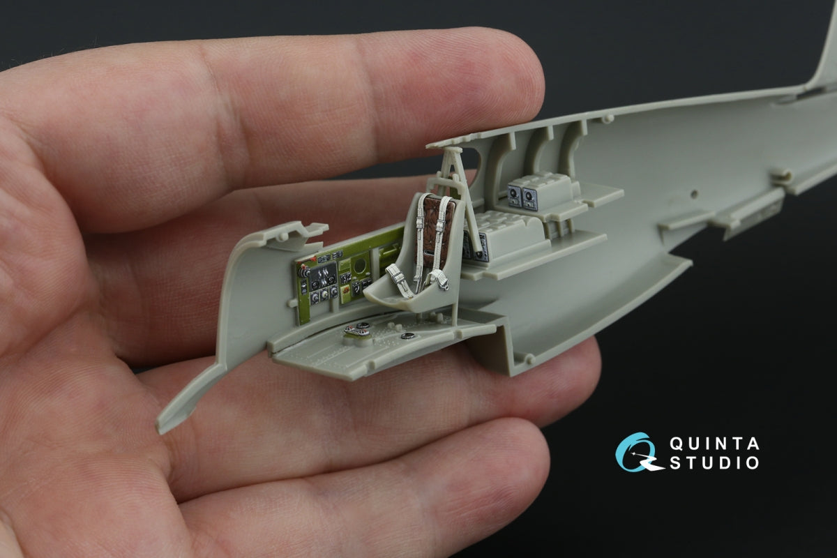 Quinta Studio QD48473 P-51A 3D-Printed coloured Interior on decal paper (Accurate Miniatures/Academy) 1/48 – Bild 9