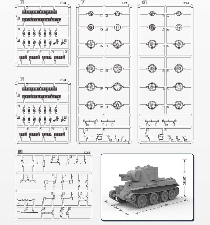 Flyhawk FH3018 Finnish BT-42 Assault Gun 1/72