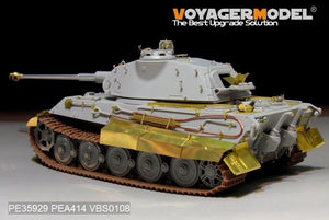 Maquette Voyager PE35929 Char King Tiger allemand de la Seconde Guerre mondiale (tourelle Porsche) pour HOBBYBOSS 84530 1/35  – image 3
