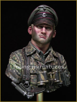 Young Miniatures YM1831 German Waffen SS Officer 1944 1/10 – immagine 7