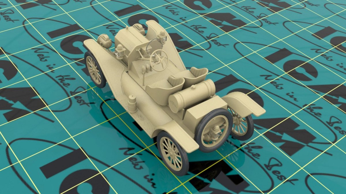 ICM 24026 Model T 1913 Speedster with American Sport Car Drivers 1/24 – zdjęcie 4