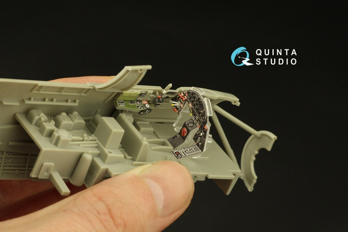 Quinta Studio QD48359 TBF-1 Avenger 3D-Printed &amp;amp; coloured Interior on decal paper (Academy) 1/48 – immagine 10