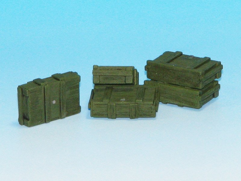 Eureka XXL E-015 Wooden Ammo Boxes for 7.5 cm Kw.K.37/Stu.K.37 L/24 1/35 – immagine 4