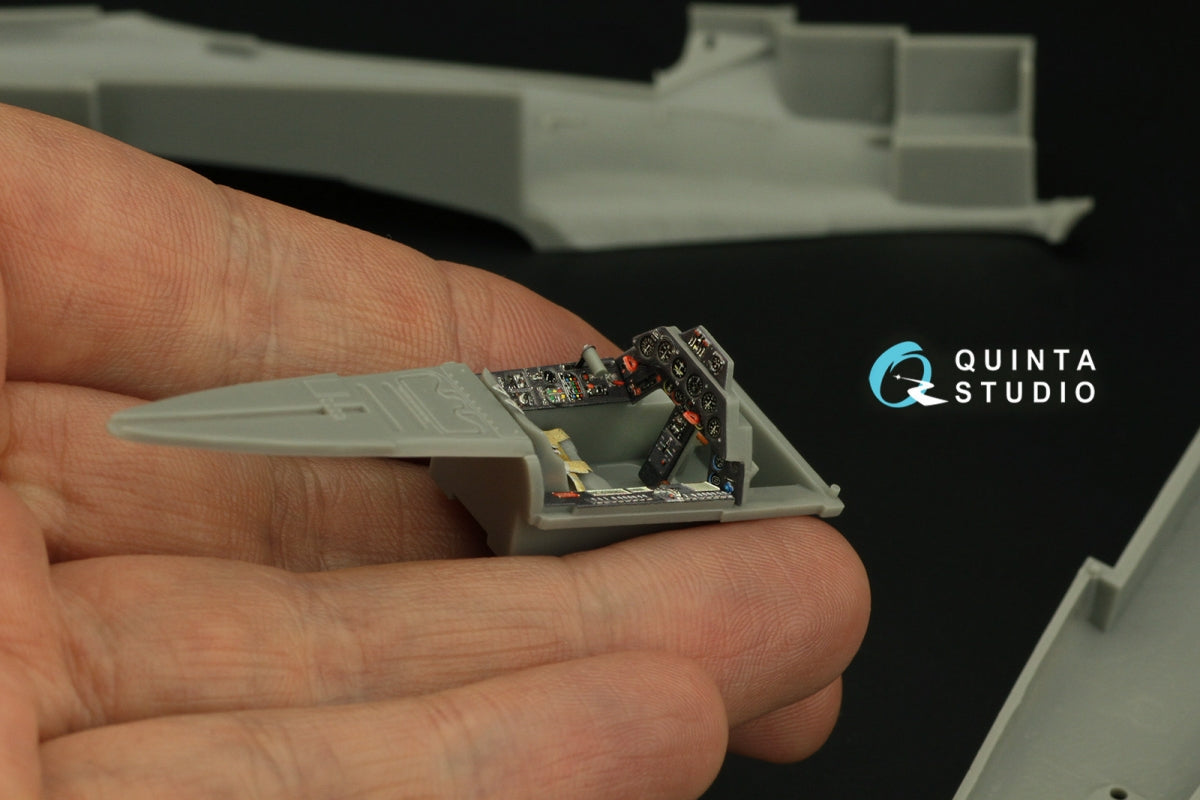 Quinta Studio QD48316 Fw 190A-4 3D-Printed &amp;amp; coloured Interior on decal paper (Hasegawa) 1/48 – zdjęcie 10