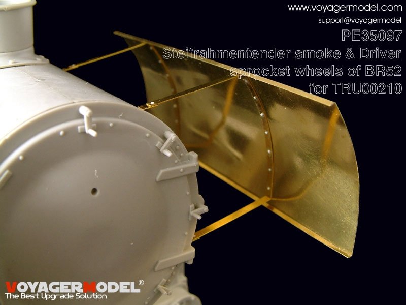 Voyager Model PE35097 Steifrahmentender smoke &amp;amp; Driver sprocket wheels for Br52 1/35 – image 4
