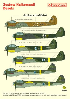 Techmod 48813 - Junkers Ju 88A-4 1/48 – immagine 2
