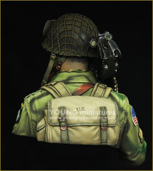 Young Miniatures YM1873 WW2 US AIRBORNE with M1919 1/10 – immagine 6