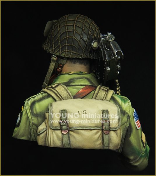 Young Miniatures YM1873 WW2 US AIRBORNE with M1919 1/10 – immagine 6