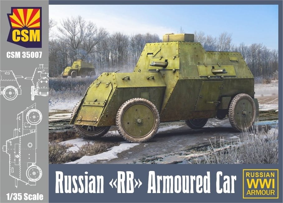Copper State Models 35007 Russian &amp;quot;RB&amp;quot; Armored Car 1/35