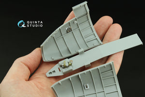 Quinta Studio QD32236 Boeing B-17E/F Navigator, bombardier, waist and tail gunners compartments. 3D-Printed coloured Interior (HK models) 1/32 – immagine 5