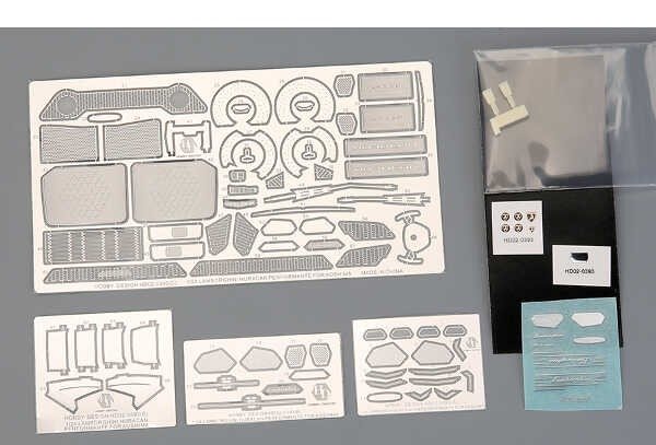 Kit de détails Hobby Design HD02-0393 Lamborghini Huracan Performante (PE + résine + logo en métal) pour Aoshima 056004 1/24 – image 2