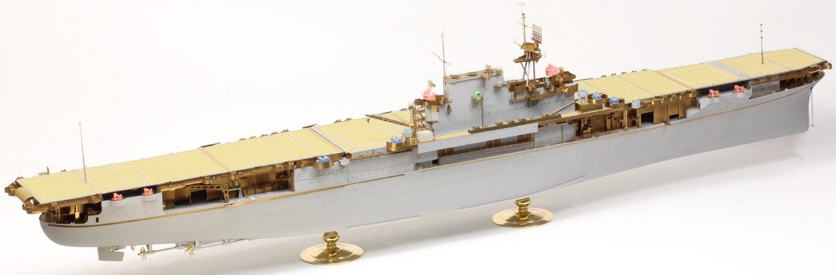 Pontos 27010fn 1/200 USS CV-6 Enterprise 1942 Detail Up Set (Teak Tone wooden deck) 1/200 – immagine 17