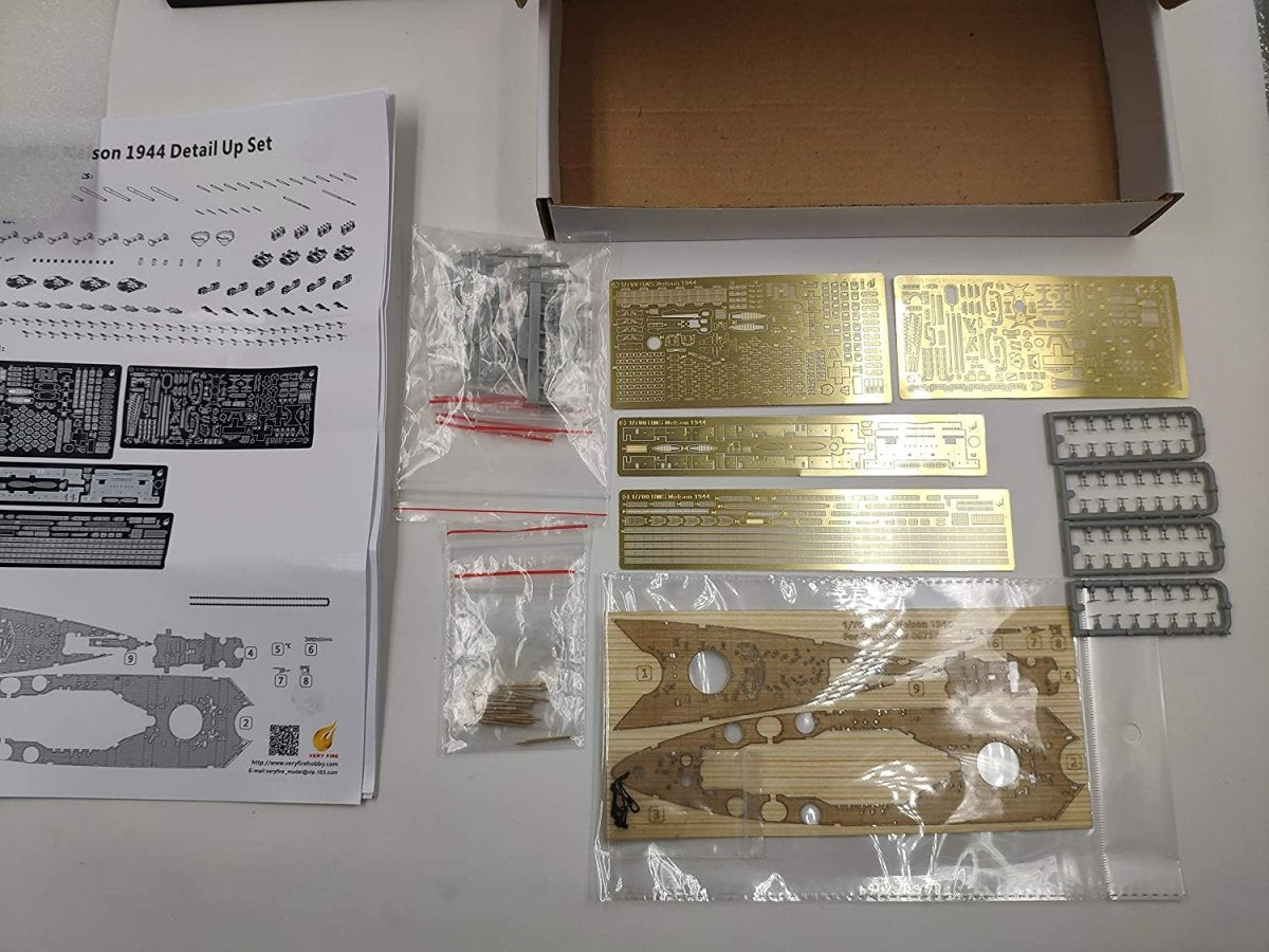 Very Fire VF700004 Battleship HMS Nelson Detail up Set for Trumpeter 06717 1/700 – imagen 3