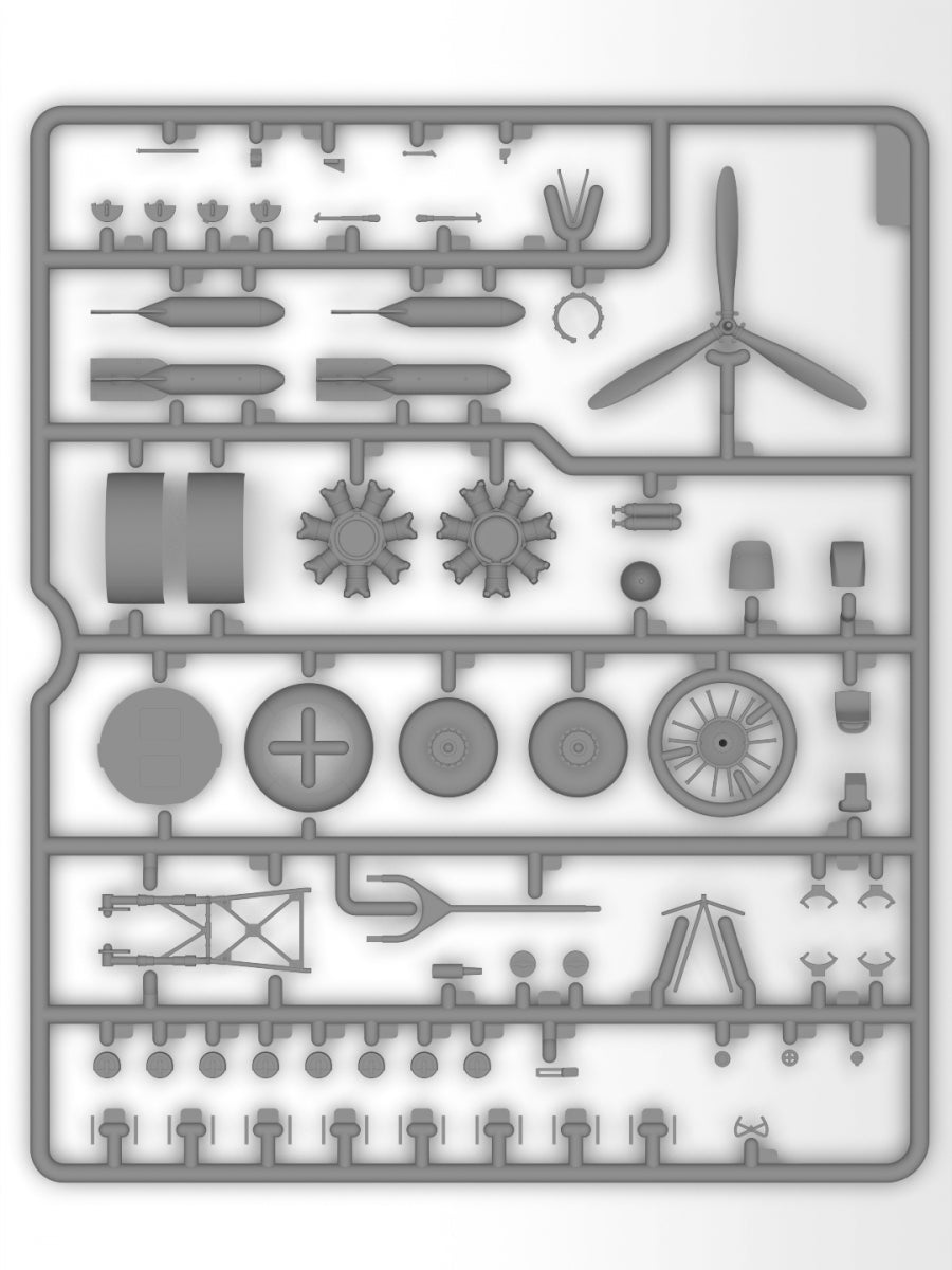 ICM 48196 Mitsubishi Ki-21-Ia &amp;quot;Sally&amp;quot; 1/48 – immagine 12