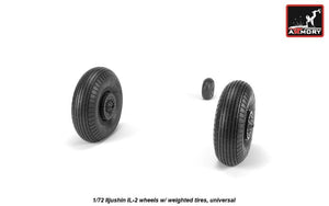 Armory Models AW72055 Iljushin IL-2 Bark early type wheels w/ weighted tires 1/72 – immagine 2