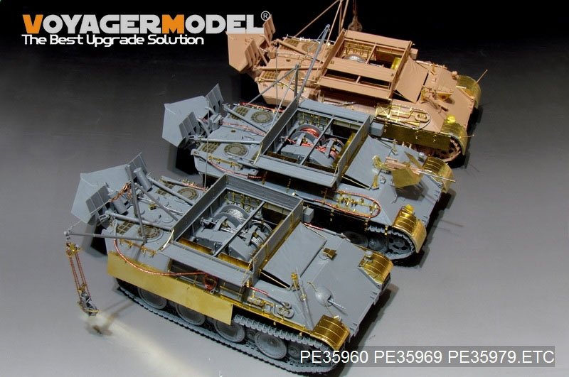 Voyager Model PE35960 WWII German Bergepanther Ausf.G Basic For TAKOM 2107 1/35 – immagine 20