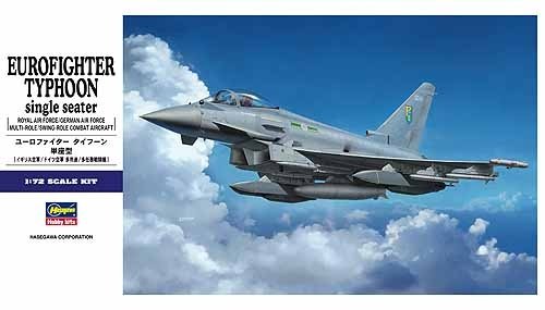 Hasegawa E40 EUROFIGHTER TYPHOON single seater 1/72