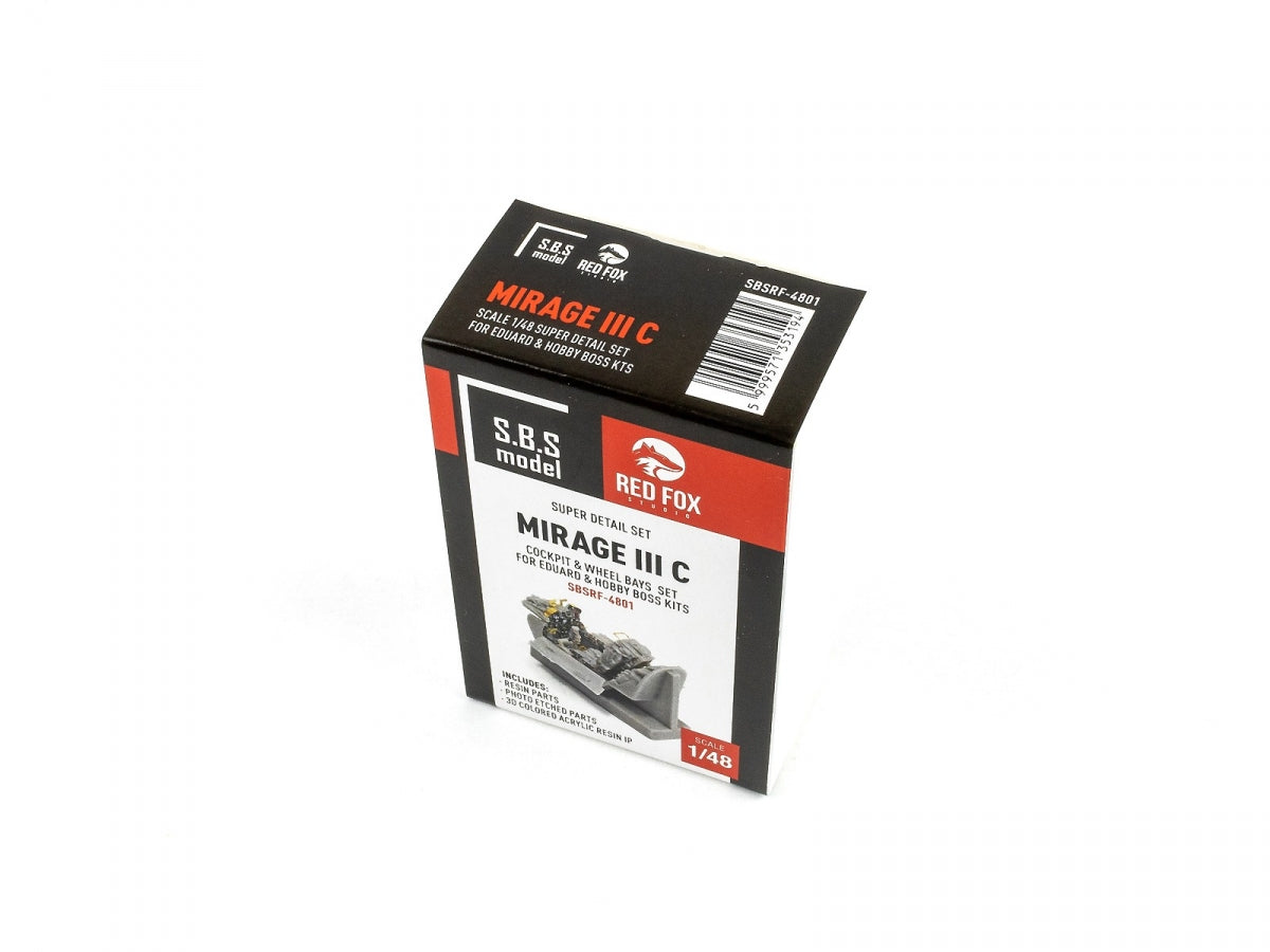 Red Fox Studio SBSRF-4801 Mirage III C Resin products Hobby Boss 1/48 – Bild 2