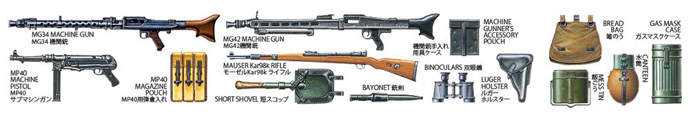 Tamiya 32602 WWII Wehrmacht Infantry Set 1/48 – zdjęcie 3