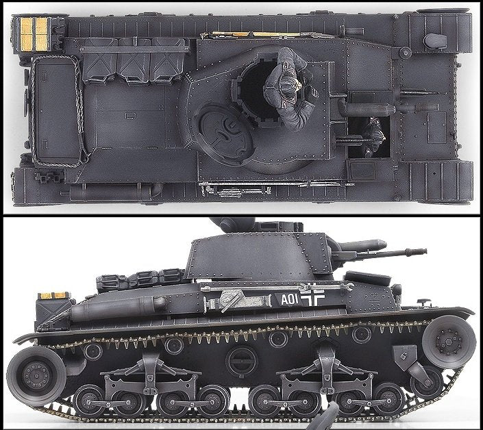 Academy 13280 German Light Tank Pz.Kpfw. 35(t) 1/35 – immagine 3