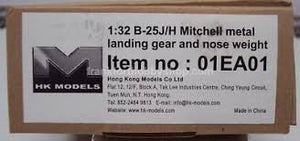 HK Models 01EA01 B-25H/J Mitchell Landing Gear &amp;amp; Weight (for HK Models B-25) 1/32 – immagine 2