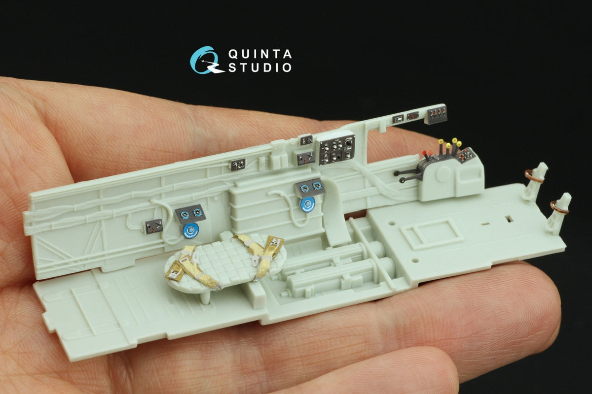 Quinta Studio QD48435 Bf 110G-2 3D-Printed coloured Interior on decal paper (Revell) 1/48 – immagine 9
