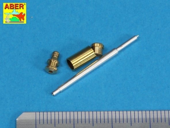 Aber 72L-60 Barrel for German StuG.III, Ausf.G middle version / German StuK.40 L/48 7.5 cm Bartel with middle model muzzle brake for StuG.III Ausf.G middle 1/72 – image 2